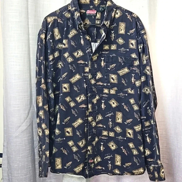 COLEMAN FISH SHIRT - Picture 1 of 6